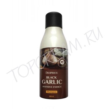 Интенсивный шампунь от выпадения волос с чёрным чесноком 200 мл DEOPROCE Black Garlic Intensive Energy Shampoo 200ml