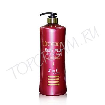 Шампунь-бальзам 2 в 1 для окрашенных волос DEOPROCE Silky Plus Hair Clinic System 2 in 1 Shampoo & Rinse Шампунь-бальзам 2 в 1 для окрашенных волос DEOPROCE Silky Plus Hair Clinic System 2 in 1 Shampoo & Rinse