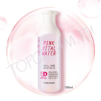 Увлажняющий тонер с розовой персиковой водой ETUDE HOUSE Pink Vital Water Toner
