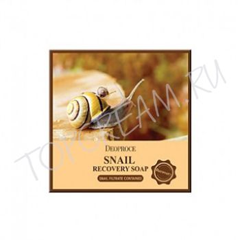 Восстанавливающее мыло с муцином улитки DEOPROCE Snail Recovery Soap