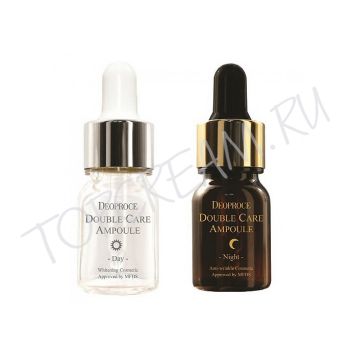 Антивозрастные ампулы для двойного ухода День и ночь DEOPROCE Double Care Ampoule Day & Night Single Pack Антивозрастные ампулы для двойного ухода День и ночь DEOPROCE Double Care Ampoule Day & Night Single Pack