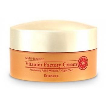 Омолаживающий витаминный крем с облепихой DEOPROCE Multi-function Vitamin Factory Cream
