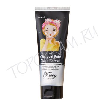 Пенка с древесным углем для очищения пор FASCY Bubble Tina Charcoal Pore Cleansing Foam Пенка с древесным углем для очищения пор FASCY Bubble Tina Charcoal Pore Cleansing Foam