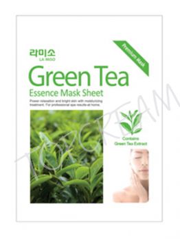 Маска с экстрактом зеленого чая LA MISO Green Tea Essence Mask Sheet