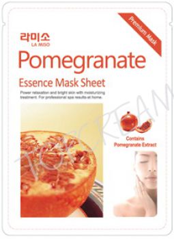 Маска с экстрактом граната LA MISO Pomegranate Essence Mask Sheet Маска с экстрактом граната LA MISO Pomegranate Essence Mask Sheet