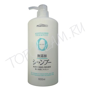 Шампунь на растительной основе для чувствительной кожи головы, без добавок 600 мл PHARMAACT Additive Free Shampoo 600ml