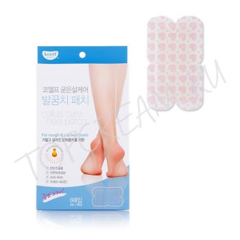 Патчи для ухода за огрубевшей кожей пяток KOELF Callus Care Heel Patch Патчи для ухода за огрубевшей кожей пяток KOELF Callus Care Heel Patch