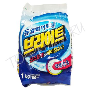 Бесфосфатный стиральный порошок 1 кг MUKUNGHWA Power Bright Refill Type 1kg Бесфосфатный стиральный порошок 1 кг MUKUNGHWA Power Bright Refill Type 1kg