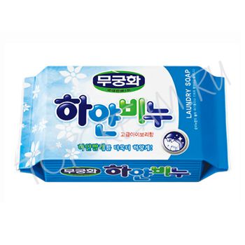 Мыло хозяйственное белое 230 г MUKUNGHWA White Laundry Soap 230g Мыло хозяйственное белое 230 г MUKUNGHWA White Laundry Soap 230g