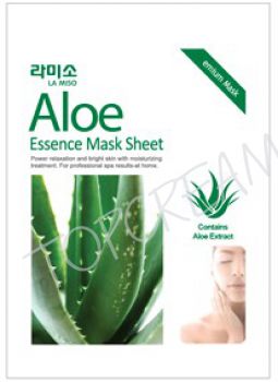 Маска с экстрактом алоэ LA MISO Aloe Essence Mask Sheet Маска с экстрактом алоэ LA MISO Aloe Essence Mask Sheet