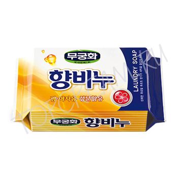 Мыло хозяйственное с отдушкой 230 гр. MUKUNGHWA Fragrant Laundry Soap 230g Мыло хозяйственное с отдушкой 230 гр. MUKUNGHWA Fragrant Laundry Soap 230g