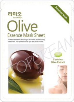 Маска с экстрактом оливы LA MISO Olive Essence Mask Sheet Маска с экстрактом оливы LA MISO Olive Essence Mask Sheet