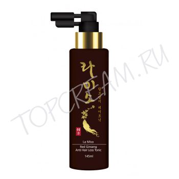 Тоник с корнем женьшеня против выпадения волос LA MISO Red Ginseng Anti Hair Loss Tonic