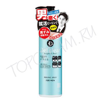 Пилинг-гель с AHA и BHA кислотами для мужчин MEISHOKU AHA&BHA Detclear Bright & Peel Peeling Jelly For Men Пилинг-гель с AHA и BHA кислотами для мужчин MEISHOKU AHA&BHA Detclear Bright & Peel Peeling Jelly For Men