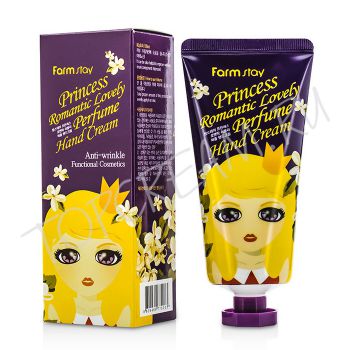 Парфюмированный крем для рук против морщин FARMSTAY Princess Romantic Lovely Perfume Hand Cream