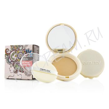 Компактная крем-пудра со сменным блоком FARMSTAY Real Skinny Two Way Pact + Refill
