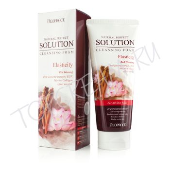 Пенка для умывания красный женьшень DEOPROCE Natural Perfect Solution Cleansing Foam Energy Пенка для умывания красный женьшень DEOPROCE Natural Perfect Solution Cleansing Foam Energy