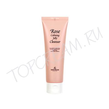 Очищающее желе с розовой водой для чувствительной кожи THE SKIN HOUSE Rose Calming Jelly Cleanser