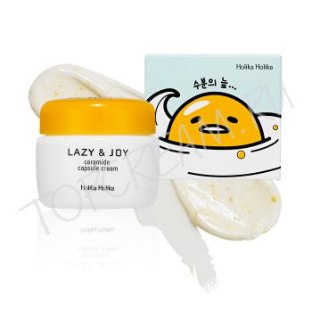 Капсульный крем с керамидами Гудетама &ndash; ленивое яйцо HOLIKA HOLIKA Lazy & Joy Gudetama Ceramide Capsule Cream