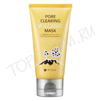 Глиняная маска с вулканическим пеплом для глубокого очищения пор MIZON Pore Clearing Volcanic Mask