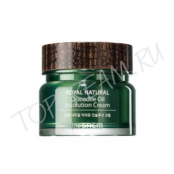 Крем многофункциональный с жиром крокодила THE SAEM Royal Natural Crocodile Oil Insolution Cream
