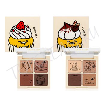 Набор теней для век Гудетама - ленивое яйцо HOLIKA HOLIKA Lazy & Joy Gudetama Cupcake Eye Paltte Shadow Набор теней для век Гудетама - ленивое яйцо HOLIKA HOLIKA Lazy & Joy Gudetama Cupcake Eye Paltte Shadow