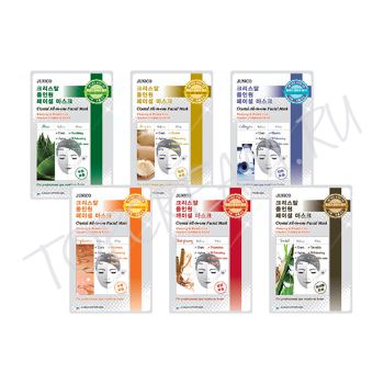 Тканевая маска Всё-в-одном MIJIN Junico Crystal All-in-One Facial Mask