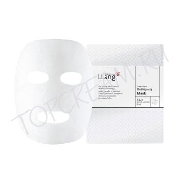 Увлажняющая осветляющая маска с вытяжкой из 6-летнего красного женьшеня LLANG Ginseno: Myeong Moist Brightening Mask