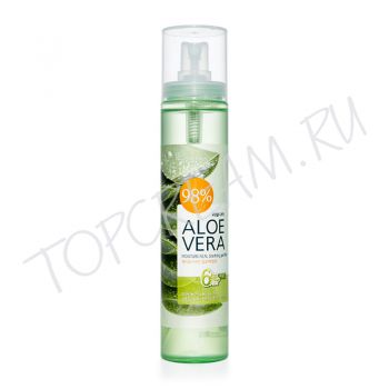 Увлажняющий успокаивающий гель-мист с алоэ вера WELCOS Aloe Vera Moisture Real Soothing Gel Mist