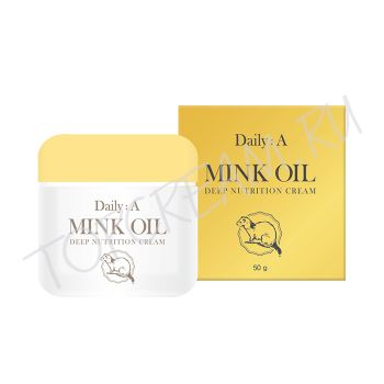 Питательный крем с жиром норки DEOPROCE Daily: A Mink Oil Deep Nutrition Cream