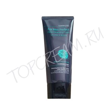 Мужская пенка для умывания WELCOS For Men Perfect Deep Cleansing Foam