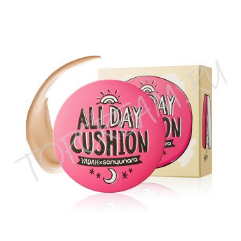 Кушон на весь день YADAH All Day Cushion SPF50+ PA+++ Кушон на весь день YADAH All Day Cushion SPF50+ PA+++