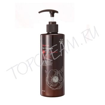 Восстанавливающий шампунь с экстрактом маком FLOR DE MAN Healax Hair Shampoo