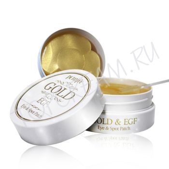 Гидрогелевые патчи с золотом и EGF PETITFEE Gold & EGF Eye & Spot Patch Гидрогелевые патчи с золотом и EGF PETITFEE Gold & EGF Eye & Spot Patch