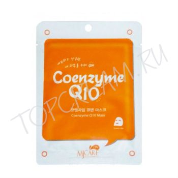 Тканевая маска с коэнзимом Q10 MIJIN Care Coenzyme Q10 Mask Sheet Тканевая маска с коэнзимом Q10 MIJIN Care Coenzyme Q10 Mask Sheet