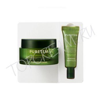 Набор средств с алоэ вера WELCOS Puretem Purevera Cream Set Набор средств с алоэ вера WELCOS Puretem Purevera Cream Set