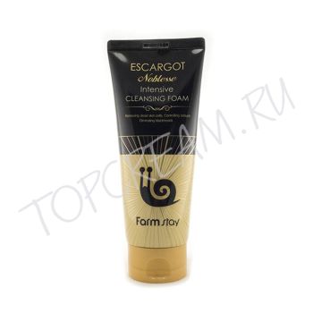 Интенсивная восстанавливающая пенка с экстрактом улитки FARMSTAY Escargot Noblesse Intensive Cleansing Foam