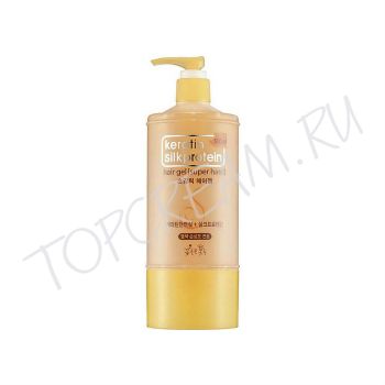 Гель супер сильной фиксации для укладки волос с кератином и протеинами шелка SOMANG Keratin Silkprotein Hair Gel Super Hard Гель супер сильной фиксации для укладки волос с кератином и протеинами шелка SOMANG Keratin Silkprotein Hair Gel Super Hard