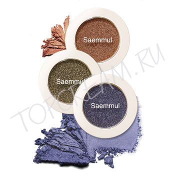 Тени для век с шиммером THE SAEM Saemmul Single Shadow Shimmer