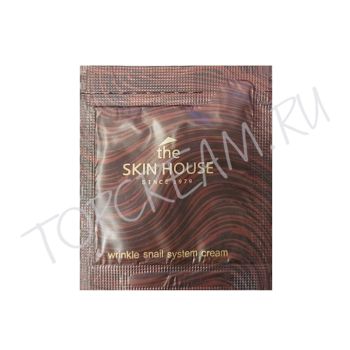 Улиточный крем для лица. Пробник THE SKIN HOUSE Wrinkle Snail System Cream Sample