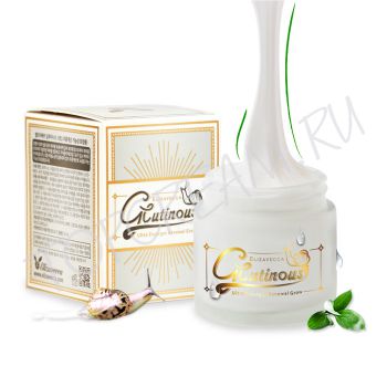 Обновляющий крем с экстрактом улитки ELIZAVECCA Glutinous Ultra Escargot Renewal Grow Cream