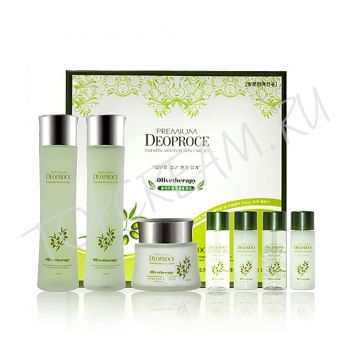 Набор увлажняющих средств с маслом оливы DEOPROCE Premium Olivetherapy Essential Moisture Skin Care 3 Set Набор увлажняющих средств с маслом оливы DEOPROCE Premium Olivetherapy Essential Moisture Skin Care 3 Set