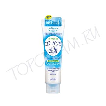 Очищающая пенка с коллагеном KOSE SOFTYMO Facial Washing Foam Collagen