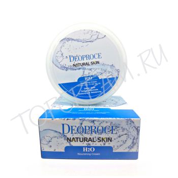 Интенсивный увлажняющий крем с ледниковой водой DEOPROCE Natural Skin H2O Nourishing Cream