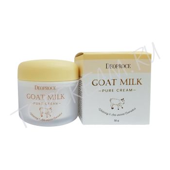 Антивозрастной крем с экстрактом козьего молока DEOPROCE Goat Milk Pure Cream