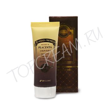 Солцезащитный ББ-крем с плацентой 3W Clinic Premium Placenta Sun BB Cream SPF40 PA++