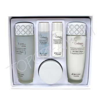 Набор осветляющих средств с коллагеном 3W Clinic Collagen Whitening Skin Care Items 3 Set Набор осветляющих средств с коллагеном 3W Clinic Collagen Whitening Skin Care Items 3 Set