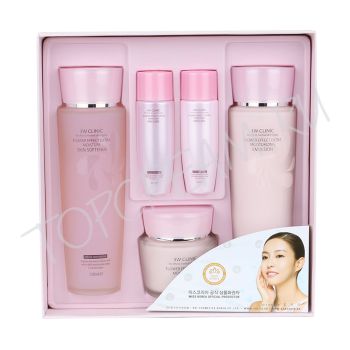 Набор увлажняющих средств с цветочными экстрактами 3W Clinic Flower Effect Extra Moisturizing 3 Kit Set Набор увлажняющих средств с цветочными экстрактами 3W Clinic Flower Effect Extra Moisturizing 3 Kit Set