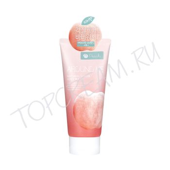 Гель-скраб для тела с экстрактом персика WELCOS Around Me Natural Scrub Body Wash Peach Гель-скраб для тела с экстрактом персика WELCOS Around Me Natural Scrub Body Wash Peach