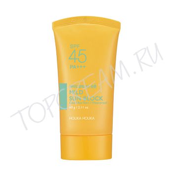 Легкий солнцезащитный крем HOLIKA HOLIKA Mild Sun Block SPF45 PA+++ Легкий солнцезащитный крем HOLIKA HOLIKA Mild Sun Block SPF45 PA+++